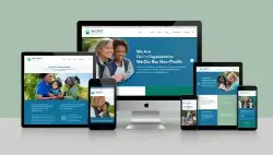 Website design for a non-profit organization