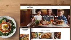 Portfolio - Family owned restraunt website design